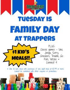 Trappers Family Night