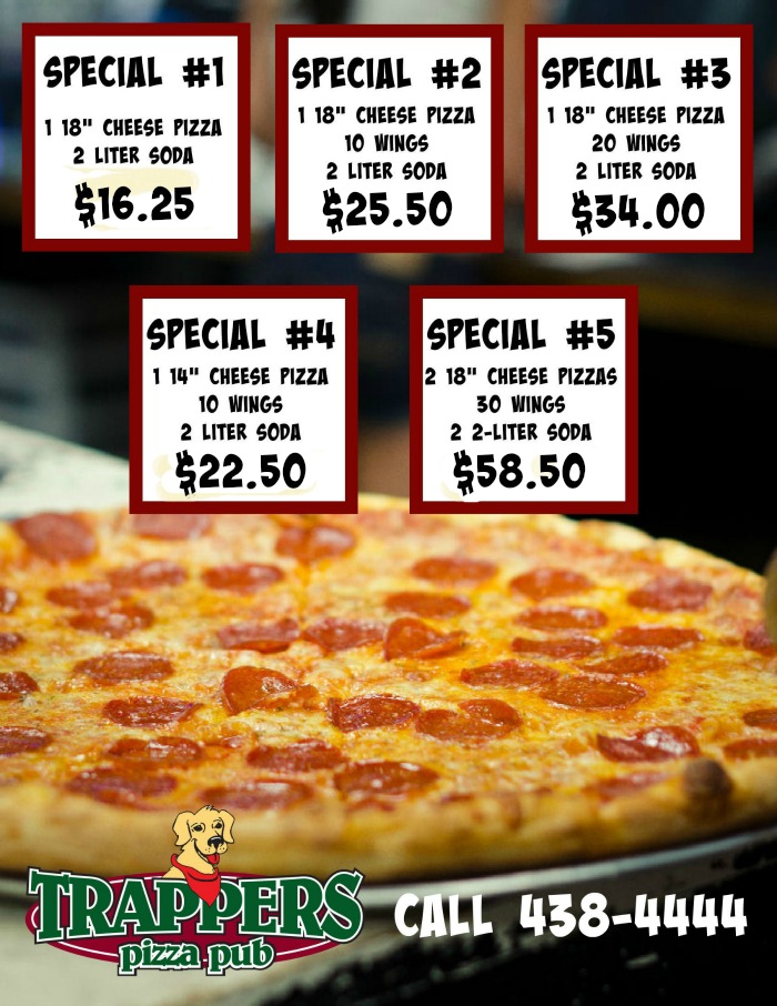 trapper's specials