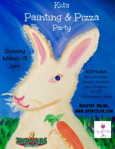 Kids Painting & Pizza Party