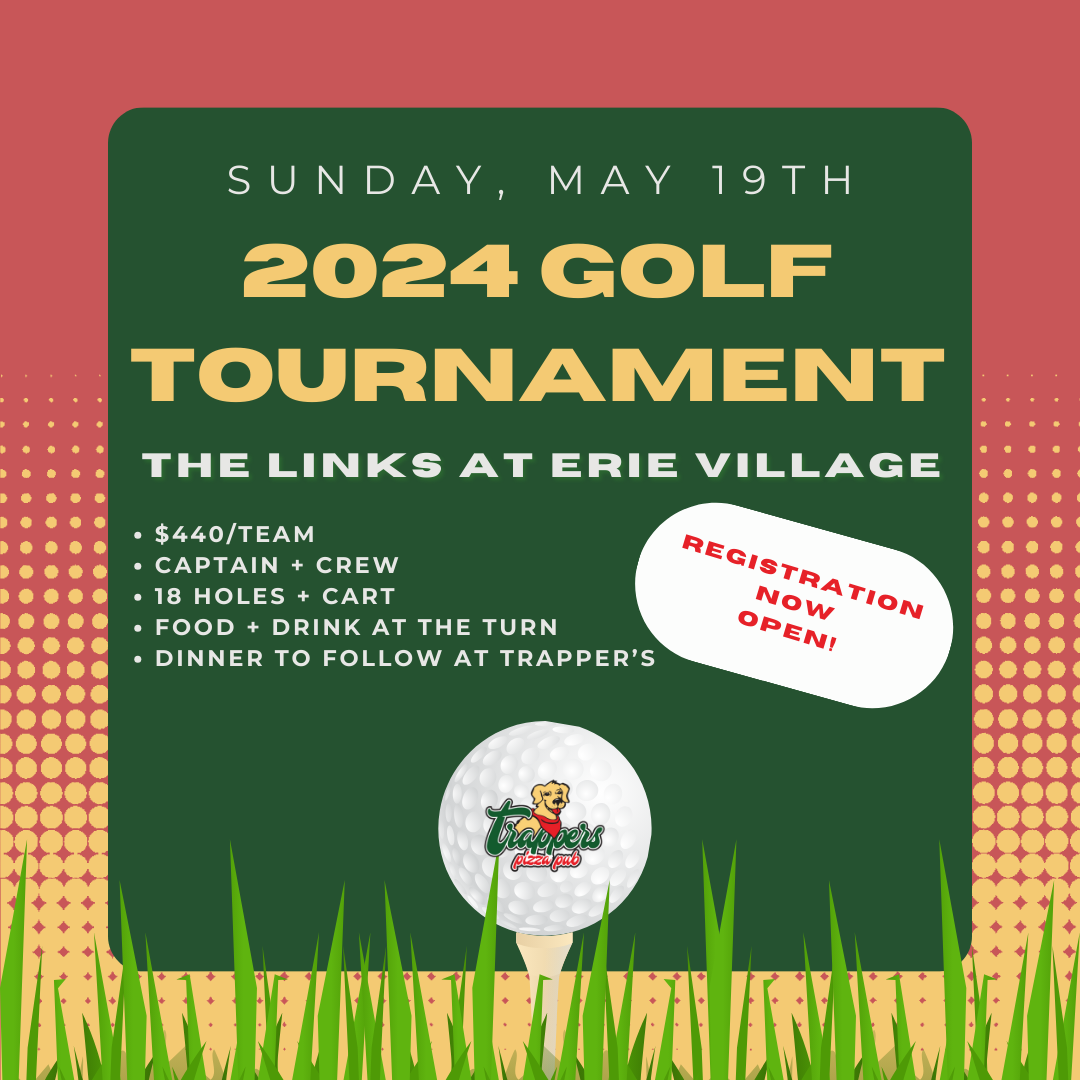 2024 golf tournament Trapper's Pizza Pub